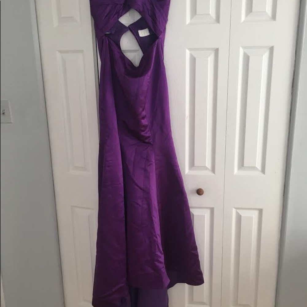 Purple prom dress